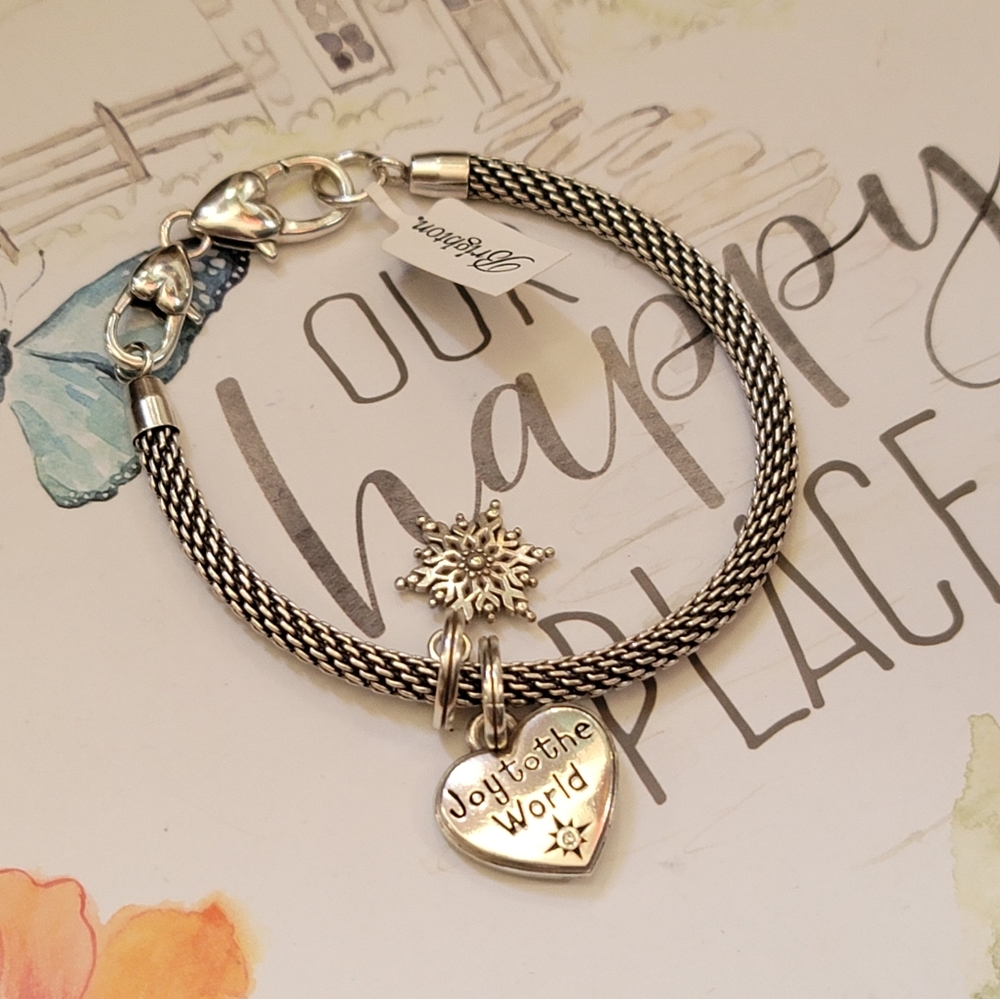 Joy to the world Brighton bracelet with charms - Picture 2 of 7